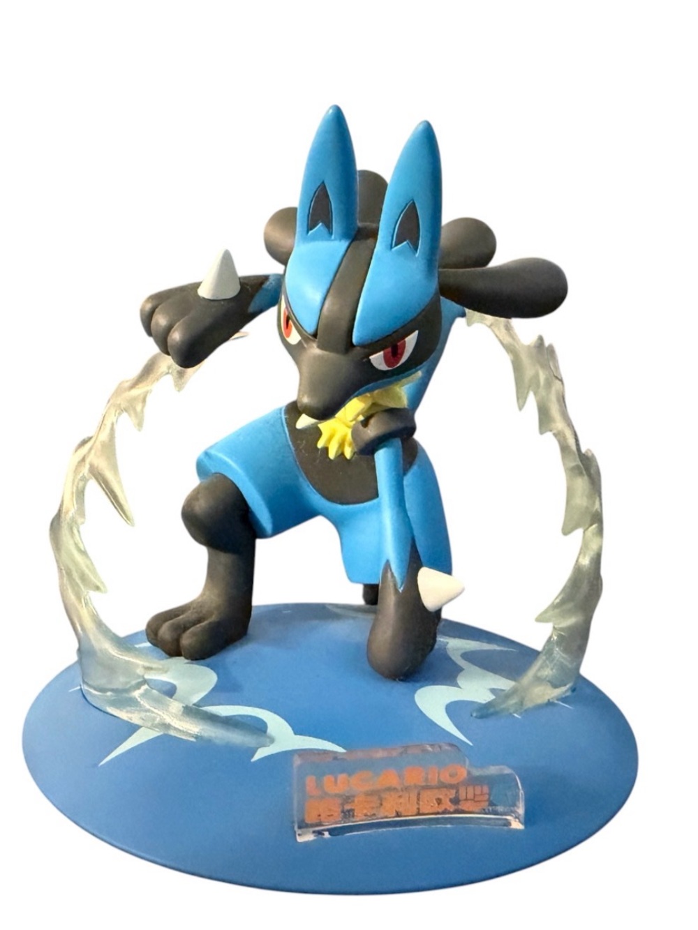 FUNISM Genuine Pokemon Lucario Anime Action Figure 4”x3.5” Statue Figurine
